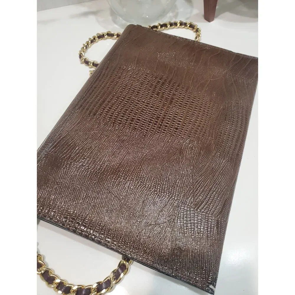 Vintage Croc Print Classy Purse
